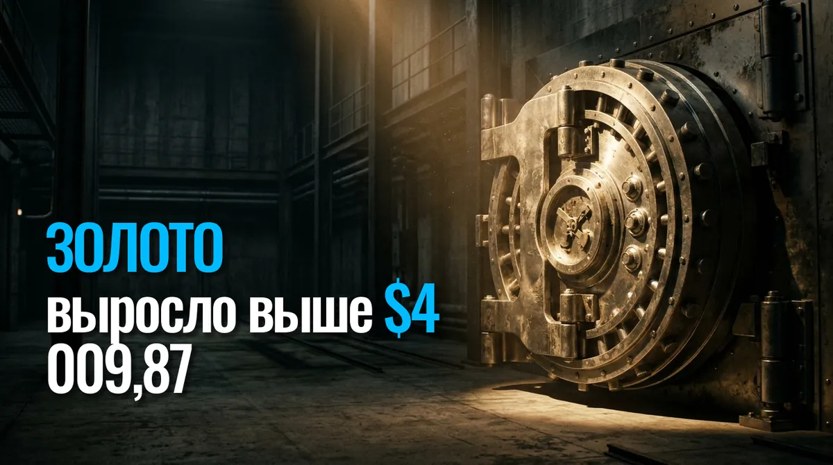 Отскок от трёхмесячного минимума: цена золота снова выше $4 000