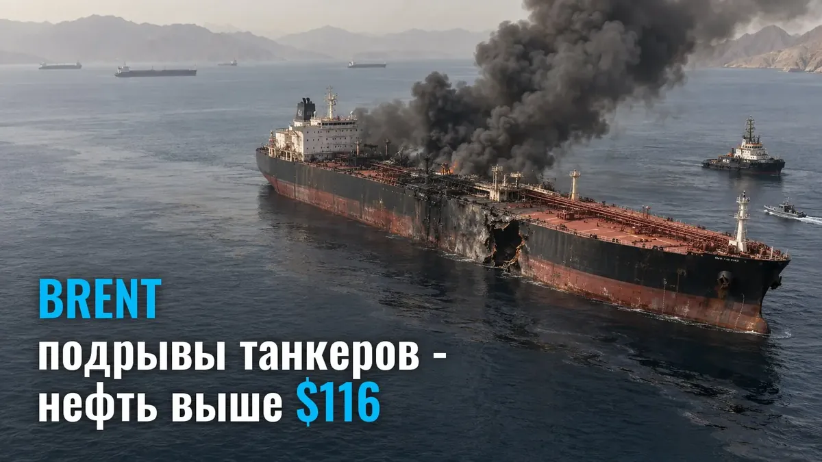 Ормуз бұғазындағы танкерлердің жарылуы тәуекел сыйлығын қайтарды: Brent мұнайының бағасы $116-дан жоғары
