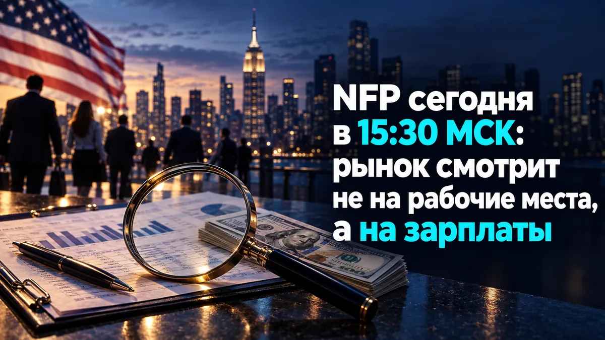 NFP сегодня в 15:30 МСК: рынок смотрит не на рабочие места, а на зарплаты