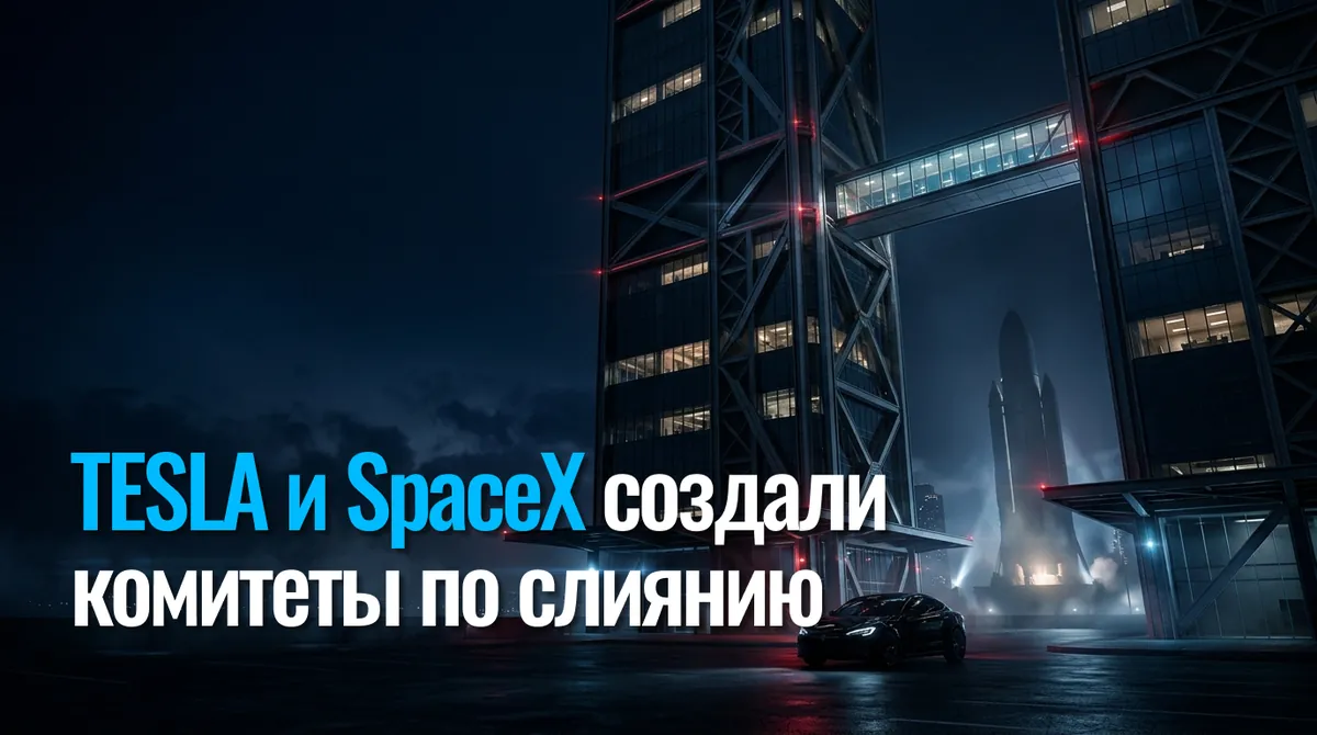 Tesla и SpaceX создали комитеты по слиянию, а отчёт Tesla выходит сегодня ночью