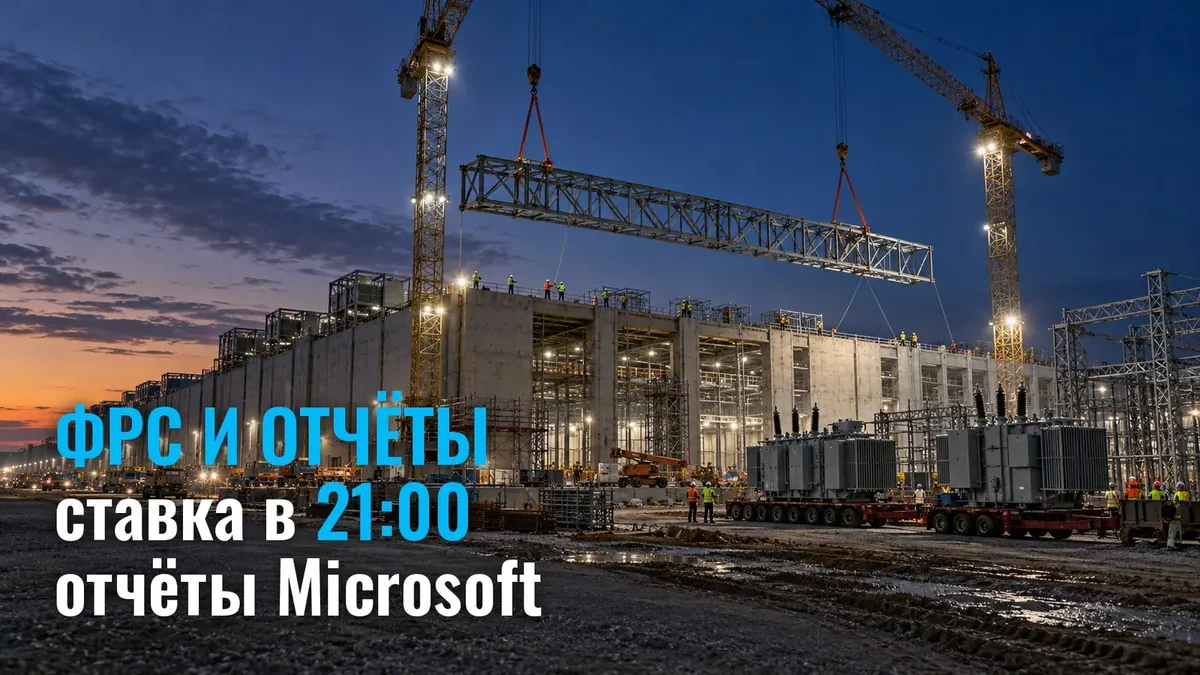 Вечер 28 октября: заседание ФРС сегодня в 21:00 и отчёты Microsoft с Alphabet