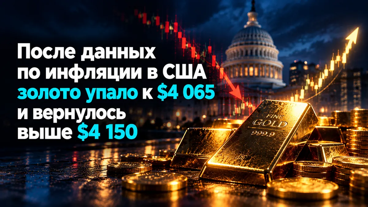 After US inflation data, gold fell to $4,065 and returned above $4,150