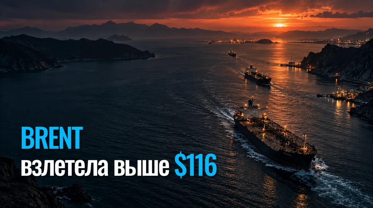 Trump on Iran and the Strait of Hormuz: Brent oil price soared above $116