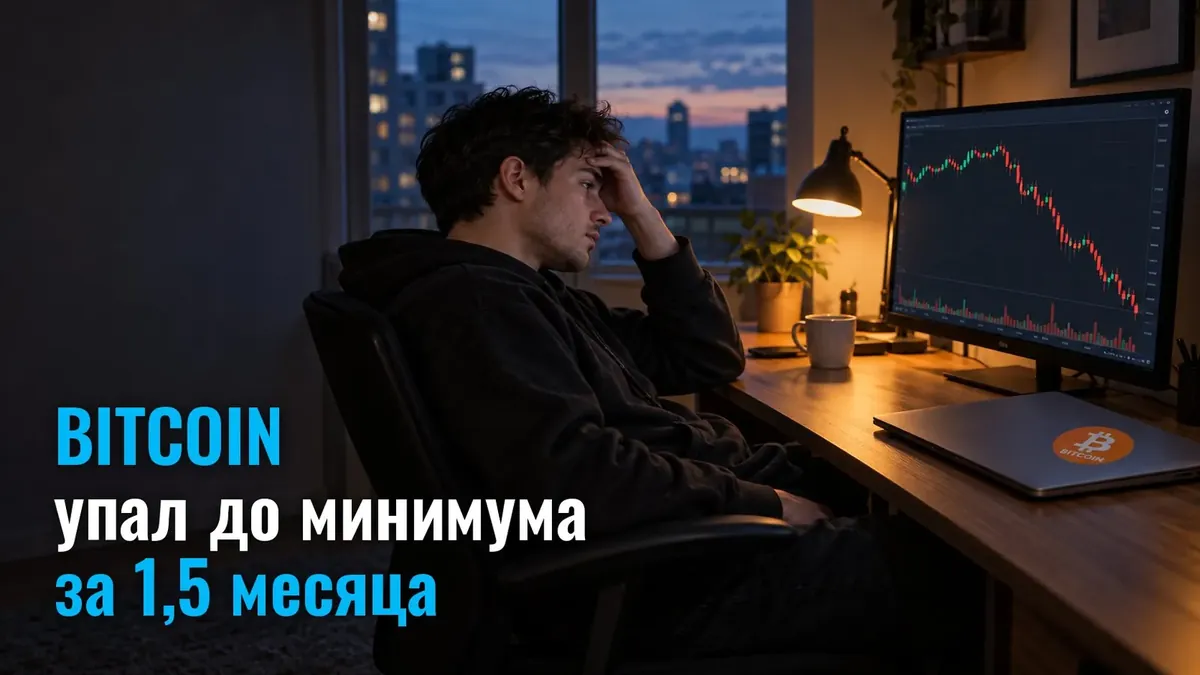 BTC бір жарым айлық минимумға түсті - криптонарық қыркүйектен бергі барлық өсімнен айырылды