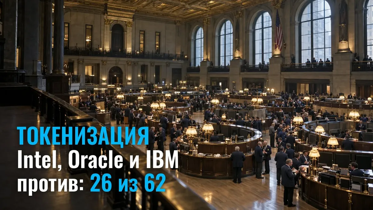26 out of 62: Intel, Oracle and IBM opted out of tokenizing their shares on the OKX and ICE platform