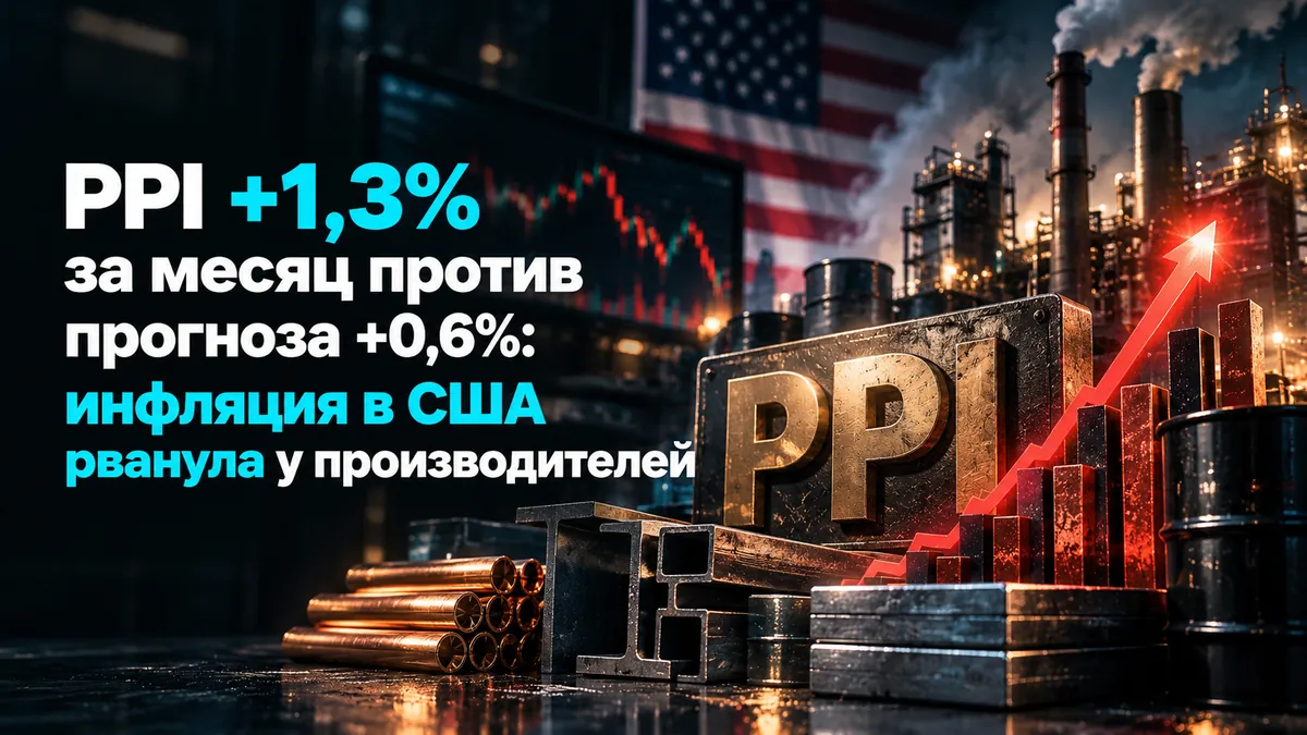 PPI +1,3% за месяц против прогноза +0,6%: инфляция в США рванула у производителей