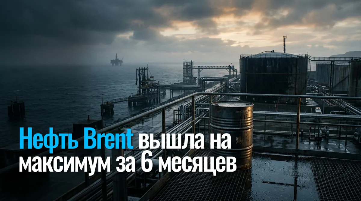 Brent мұнайы 6 айлық максимумға шықты – баға сәуірден бергі кез келген мәннен жоғары