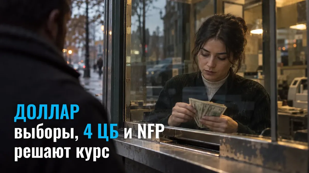 Выборы в США, четыре центробанка и NFP - новости недели, от которых зависит доллар