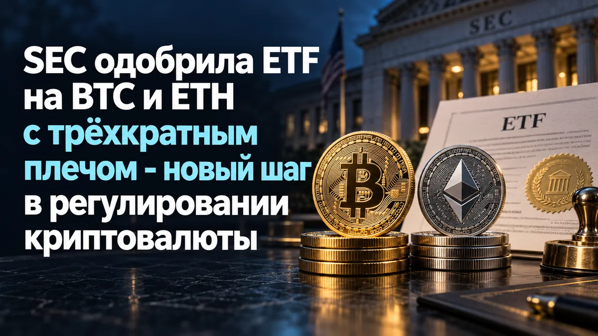 SEC схвалила ETF на BTC і ETH із триразовим плечем - новий крок у регулюванні криптовалюти