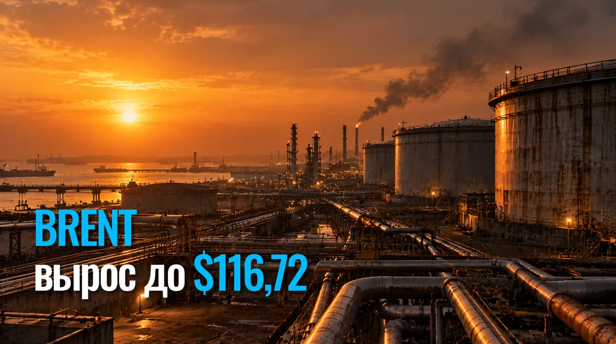 Brent $116,72 - максимум з квітня: +6% за тиждень після атак по Саудівській Аравії