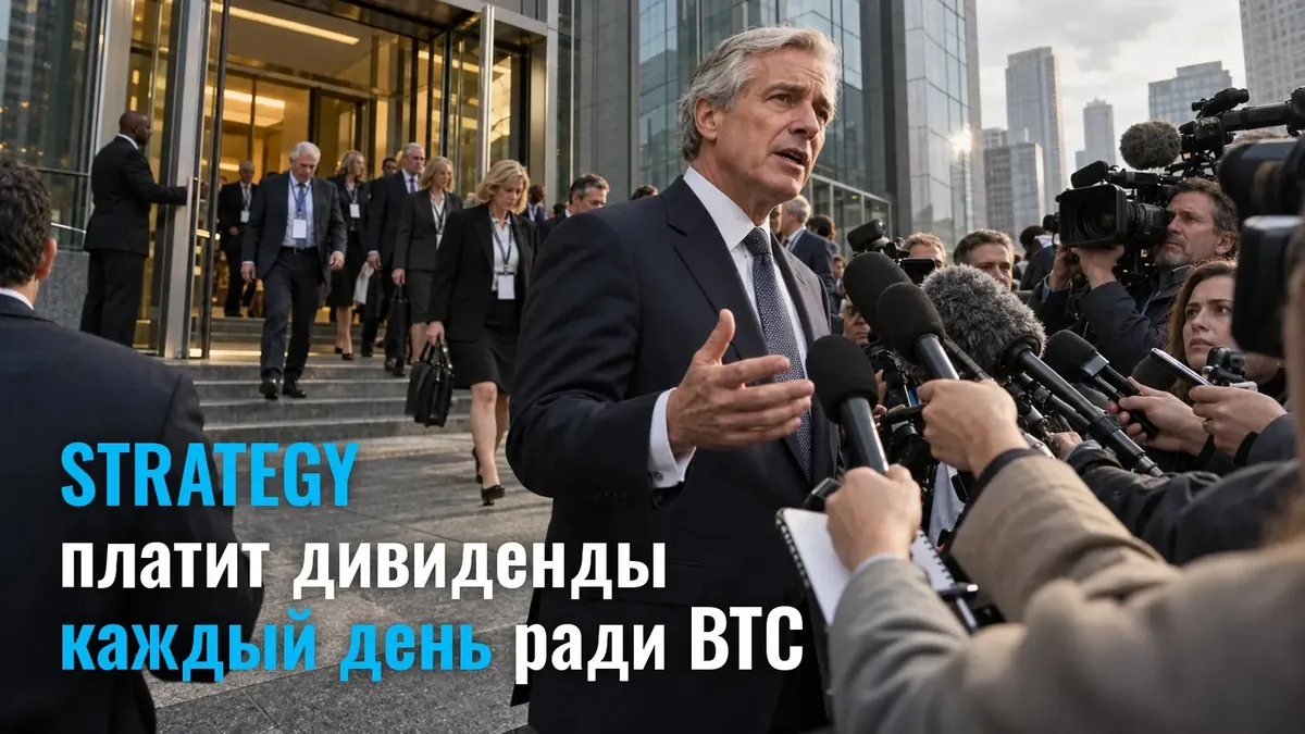 Strategy (бывшая MicroStrategy) включила ежедневные дивиденды, чтобы снова покупать Bitcoin