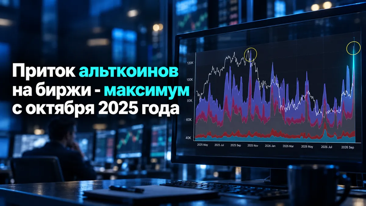 Altcoin inflows to exchanges hit highest since October 2025