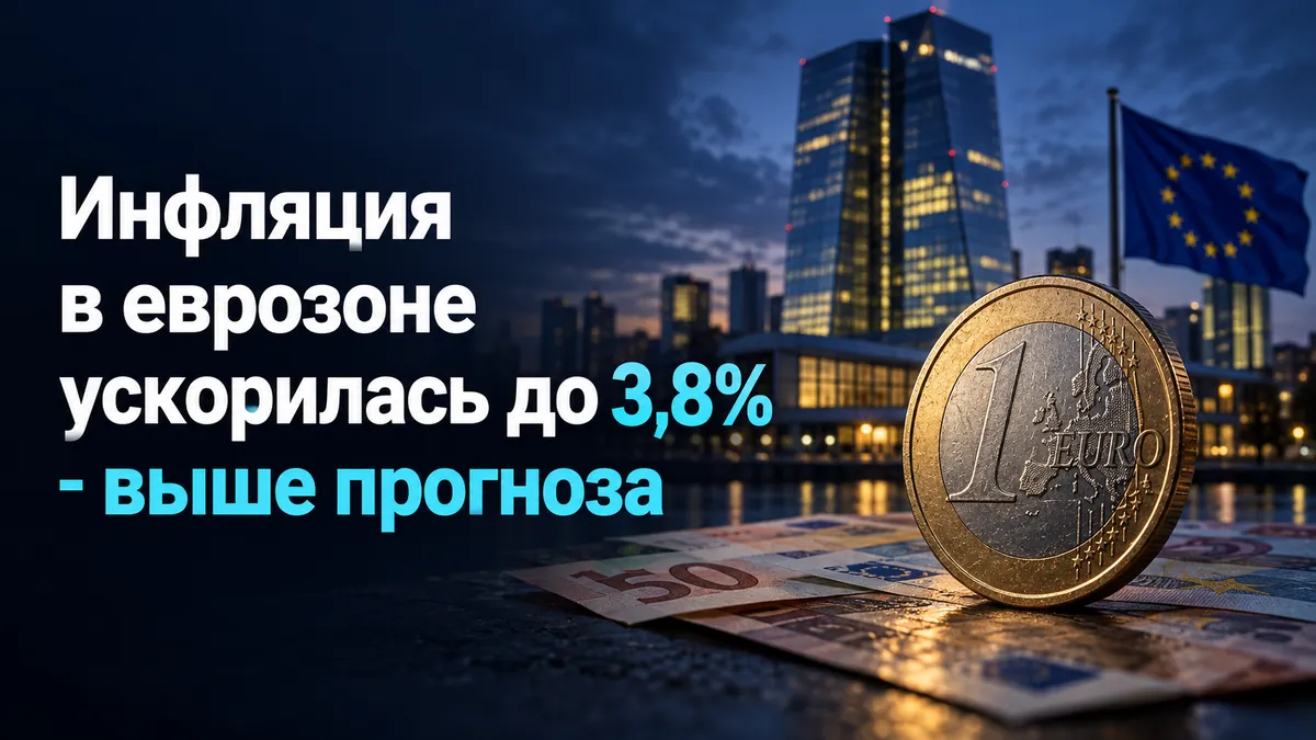 Eurozone inflation accelerated to 3.8% - above forecast