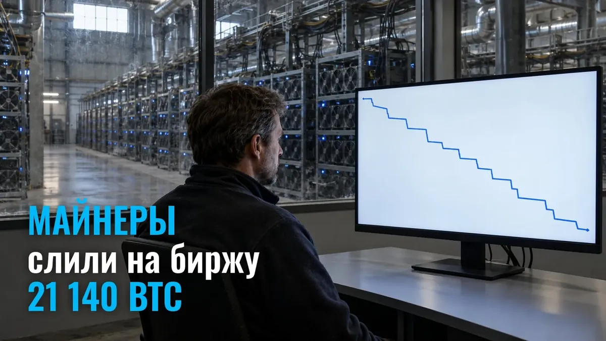 Майнеры залили на Binance 21 140 BTC на $1,7 млрд, их запасы - на минимуме за пять лет