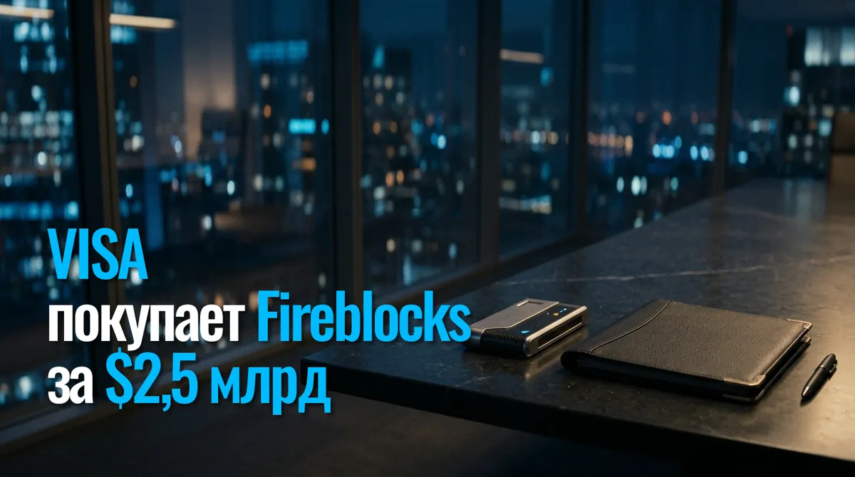 Visa веде переговори про купівлю Fireblocks за $2,5 млрд