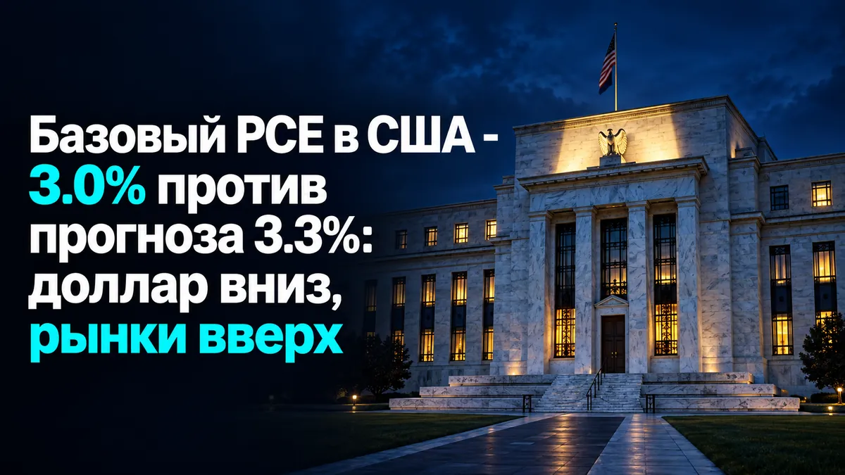 АҚШ-тағы базалық PCE - болжамдағы 3,3%-ға қарсы 3,0%: доллар төмен, нарықтар жоғары