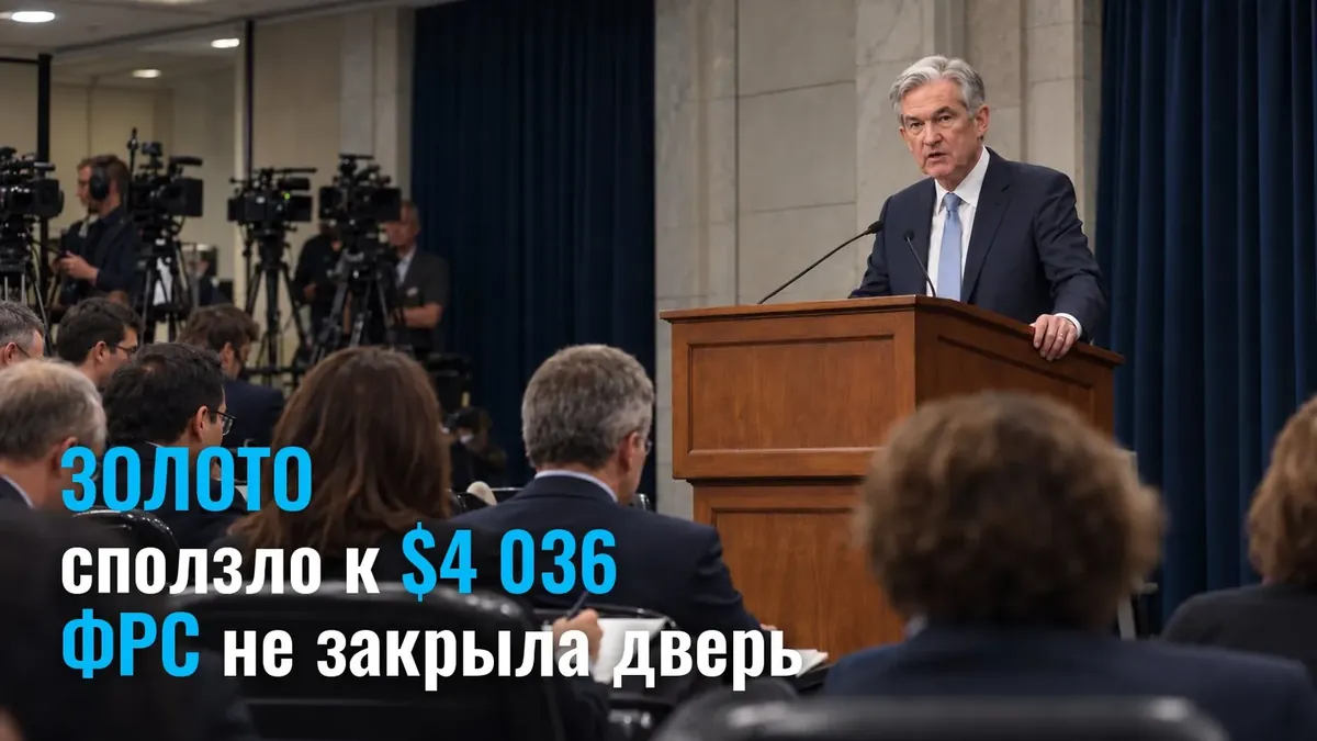 Gold у $4 036: заседание ФРС оставило дверь для повышения открытой, в 15:30 МСК выходит PCE
