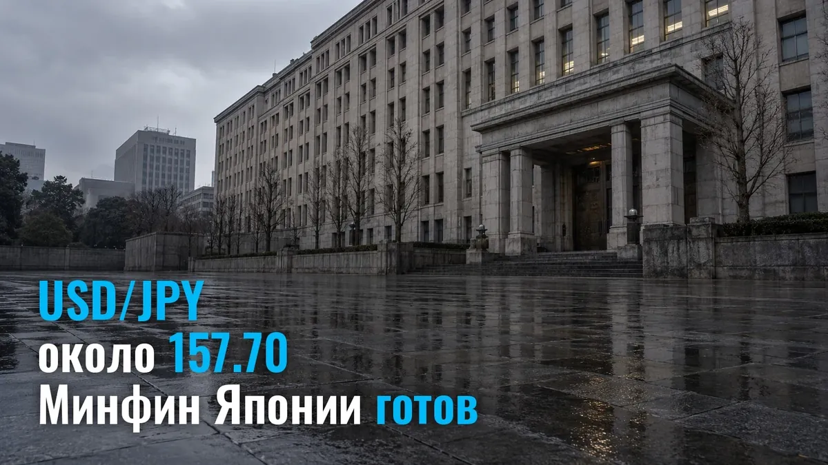 Мінфін Японії готовий до «рішучих кроків»: курс долара до єни (USD/JPY) близько 157.70