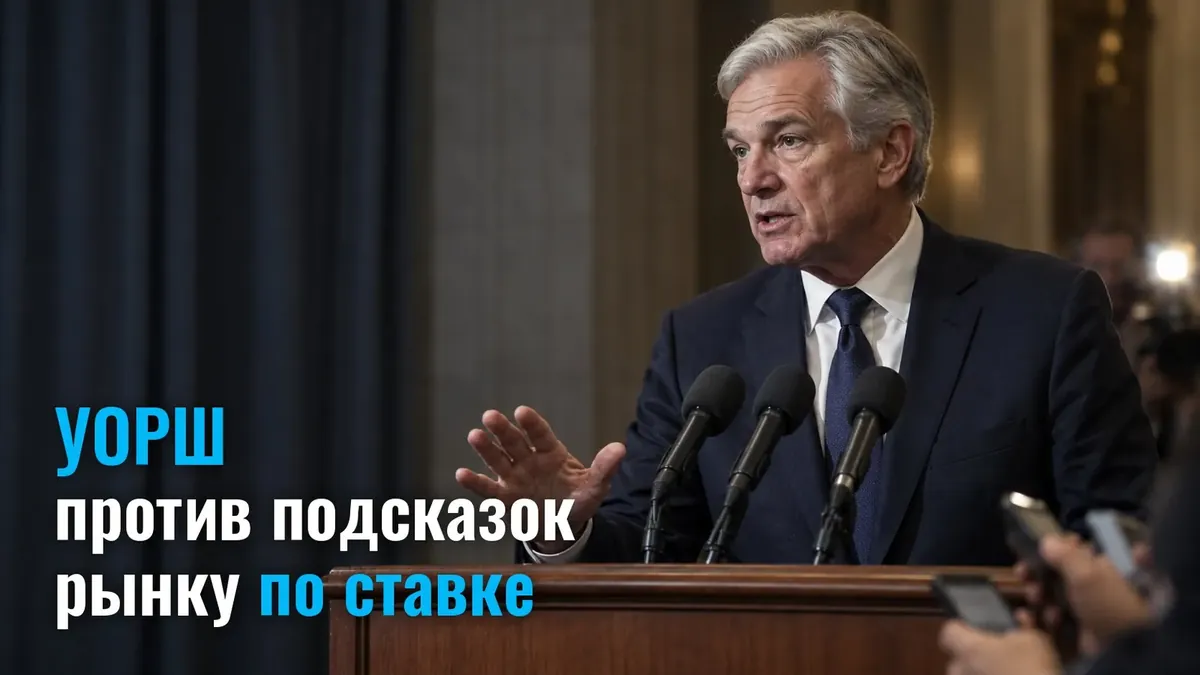 Уорш: давать рынку прогноз по ставке ФРС заранее - неправильная практика