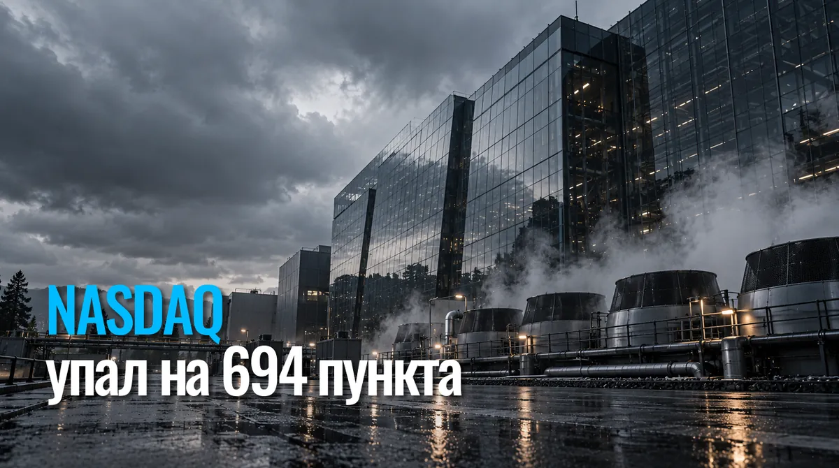 Найгірша сесія з червня: Nasdaq Composite втратив 694 пункти, індекс виробників чипів -6,72%