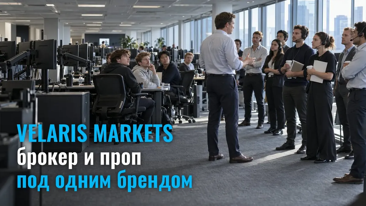 Velaris Markets брокер мен проп-трейдингті бір бренд аясында біріктірді