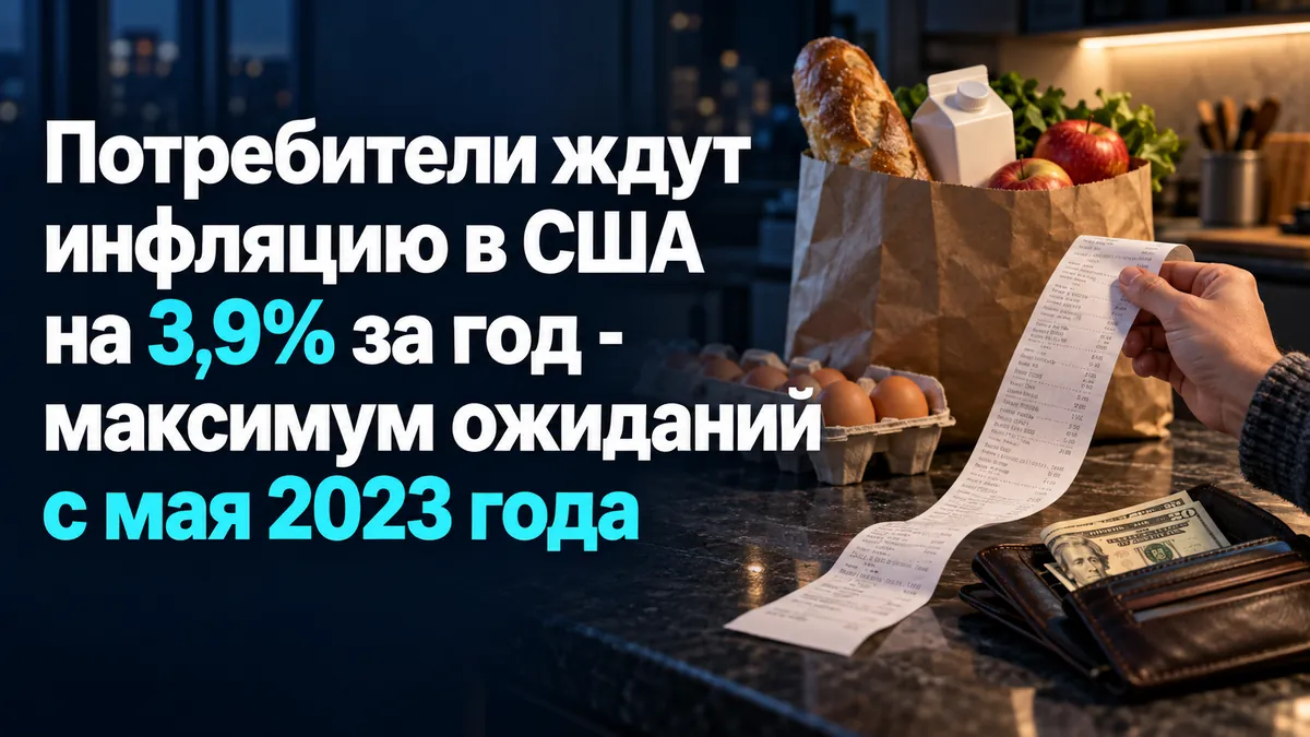 Споживачі очікують інфляцію в США на 3,9% за рік - максимум очікувань з травня 2023 року