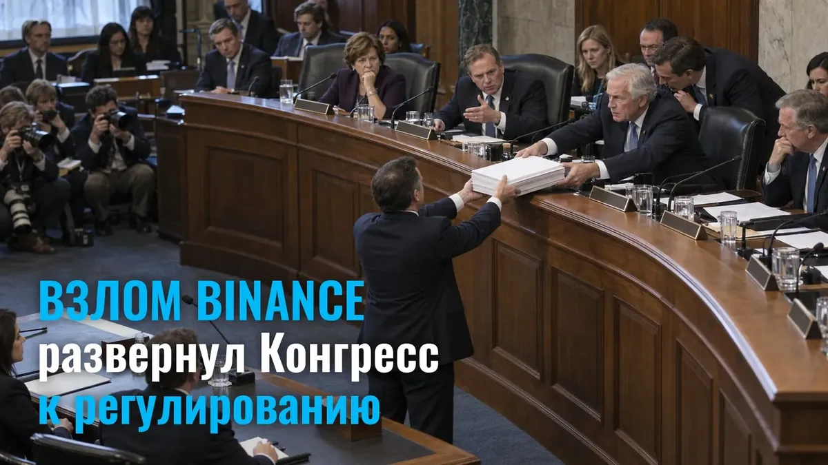 Взлом Binance на $6,3 млрд развернул Конгресс к регулированию криптовалюты