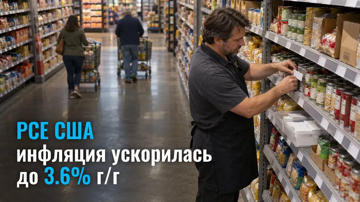 PCE за сентябрь: месяц - слабее прогноза, но инфляция в США ускорилась до 3.6%