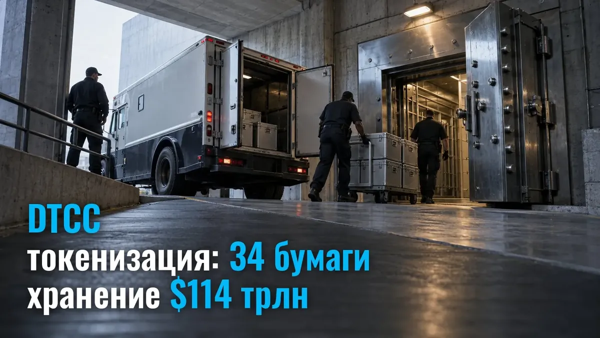 DTCC launches tokenization: 34 securities, 20 participants, $114 trillion under custody